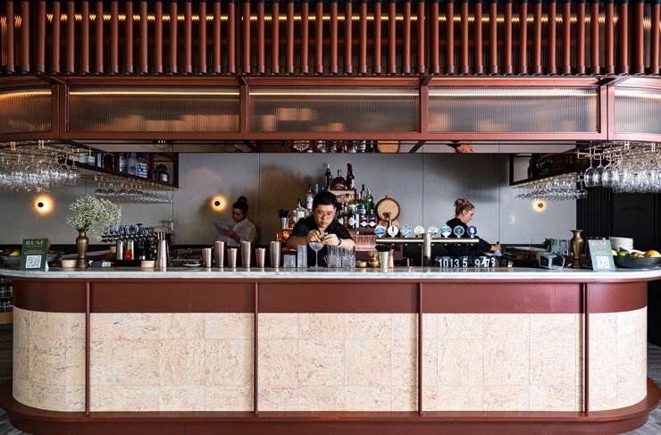 The bar at Ruse Parramatta.